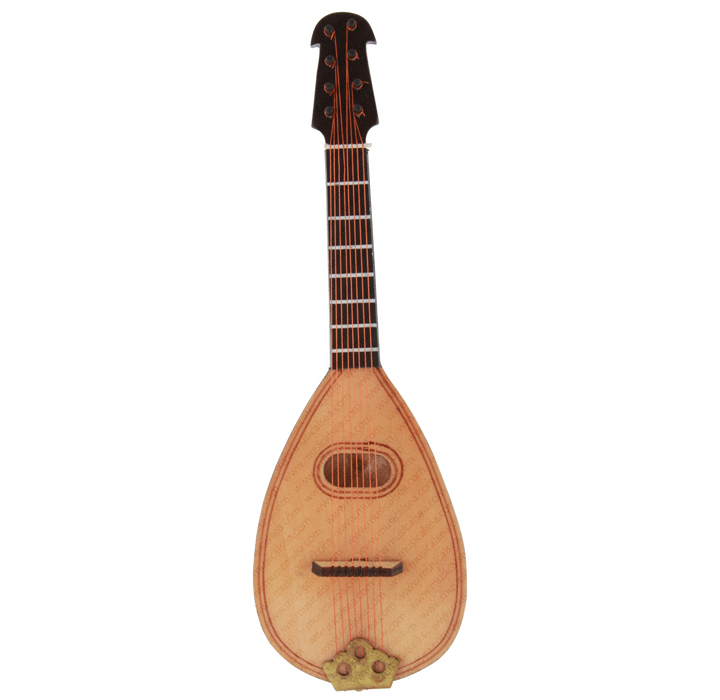 Miniature mandolin model toy